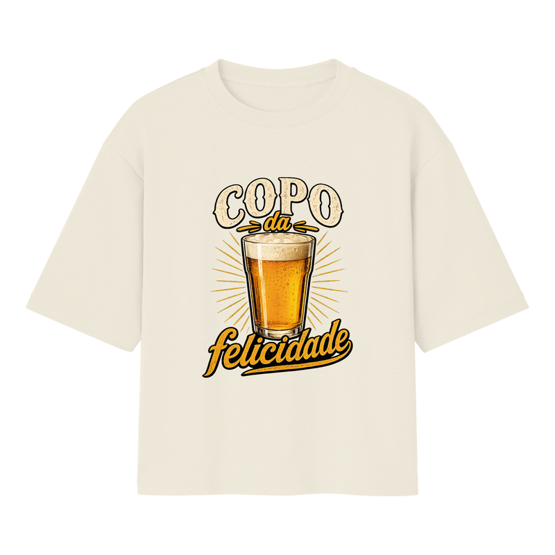 "Copo da Felicidade" Oversized Básica 30.1