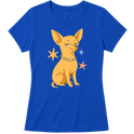 "Chihuahua de pelo curto" Blusa Baby Look