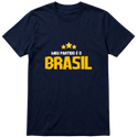 "Meu partido é o Brasil" Camiseta Premium Unissex Bunker Studios