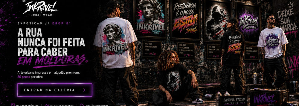 Inkrivel urban wear — banner