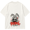 "Camiseta Oversized Cotton - Rebel" Oversized Premium 96% algodão 4% Elastano