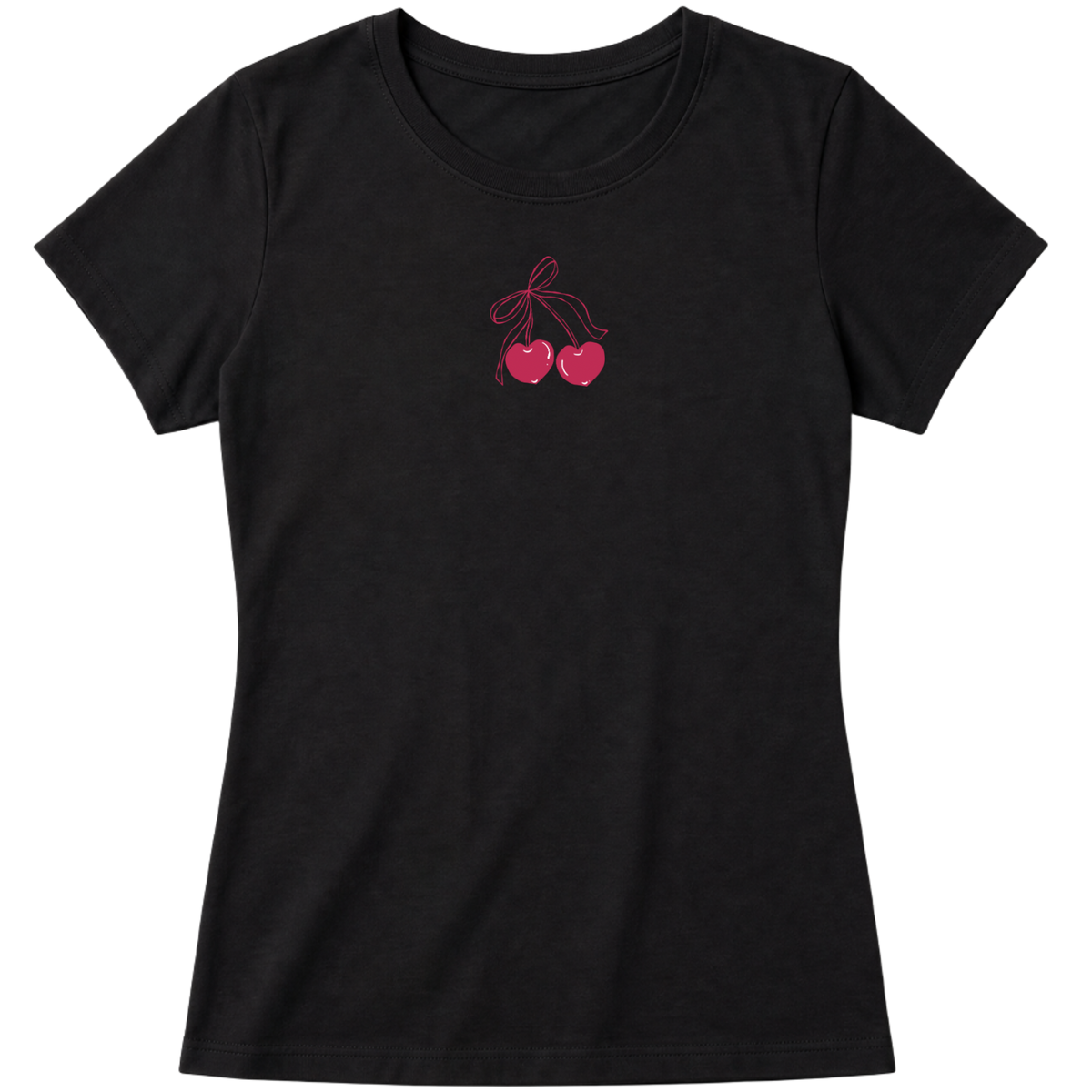 "Baby Look Pinky Cherry" Blusa Baby Look