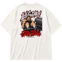 "Camiseta Cimora - I HAVE A TERRIBLE MISTAKE - Coleção Leg Day Regrets" Oversized Premium 96% algodão 4% Elastano