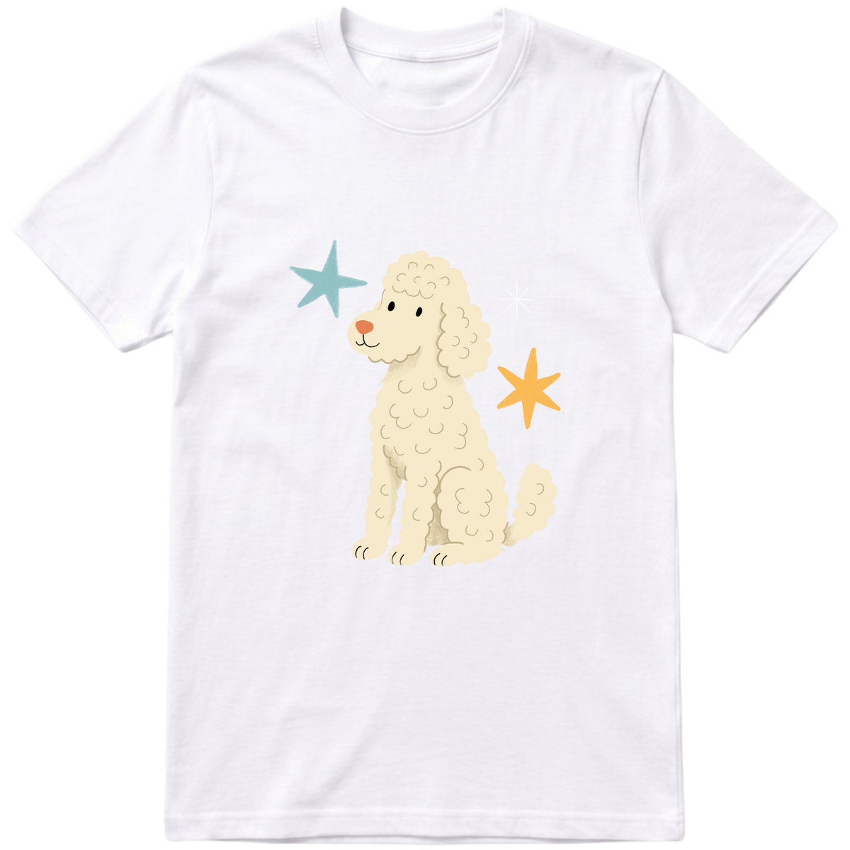 "Poodle" Camiseta Básica Unissex