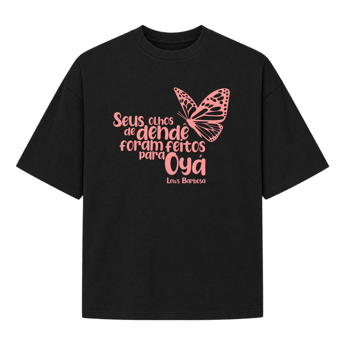 "Olhos de Dendê" Camiseta Oversized Suedine 220g