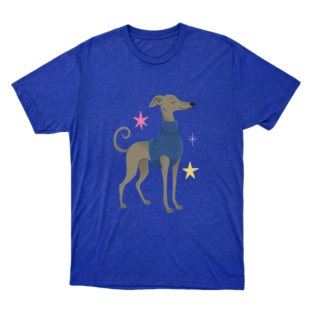 "Galgo italiano" Camiseta Básica Unissex