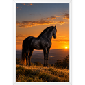 "Lendário Por do Sol" Quadro tradicional sem vidro acrílico