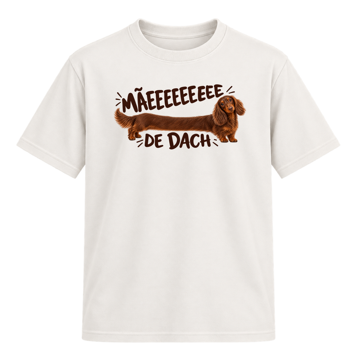 "Mãe de Dach" Camiseta Regular Suedine