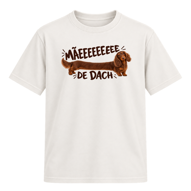 "Mãe de Dach" Camiseta Regular Suedine