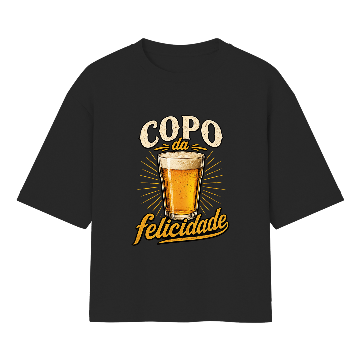 "Copo da Felicidade" Oversized Básica 30.1