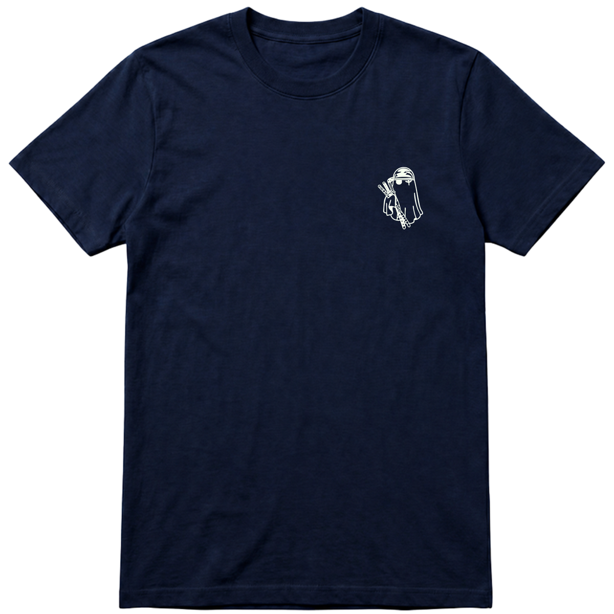 "Camiseta Zoro Fantasma — One Piece" Camiseta Básica Unissex