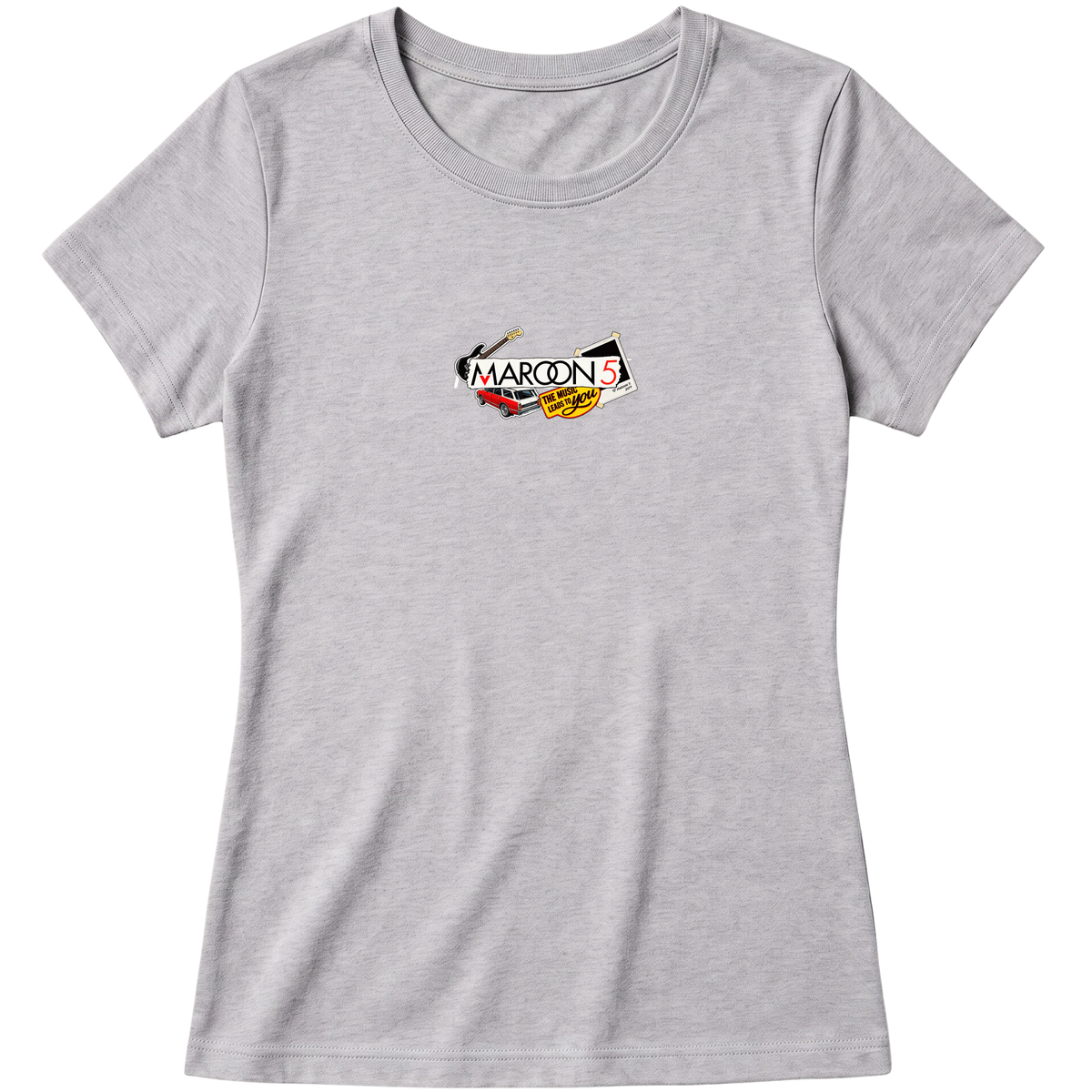 "Maroon 5 - Elementos" Blusa Baby Look