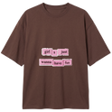 "Baby Look Pinky Girls Just Wanna Have Fun" Camiseta Oversized Classic