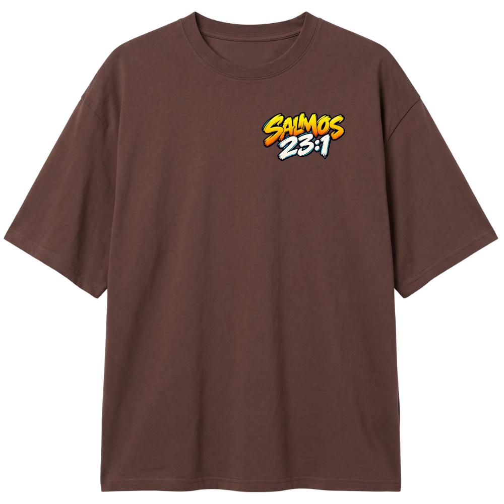 "Camiseta Oversized Cristã Salmo 23:1 | DÓKAH" Camiseta Oversized Classic