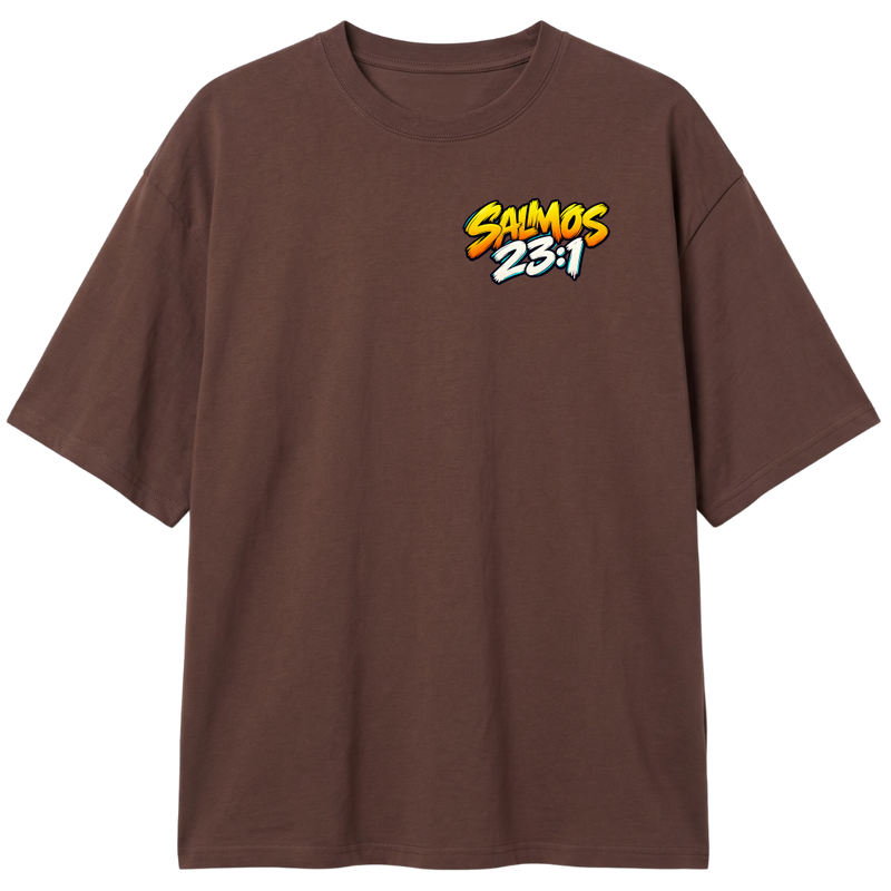 "Camiseta Oversized Cristã Salmo 23:1 | DÓKAH" Camiseta Oversized Classic