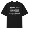 "Destempero  Negritude junior  Camiseta Oversized Suedine 220g" Camiseta Oversized Suedine 220g