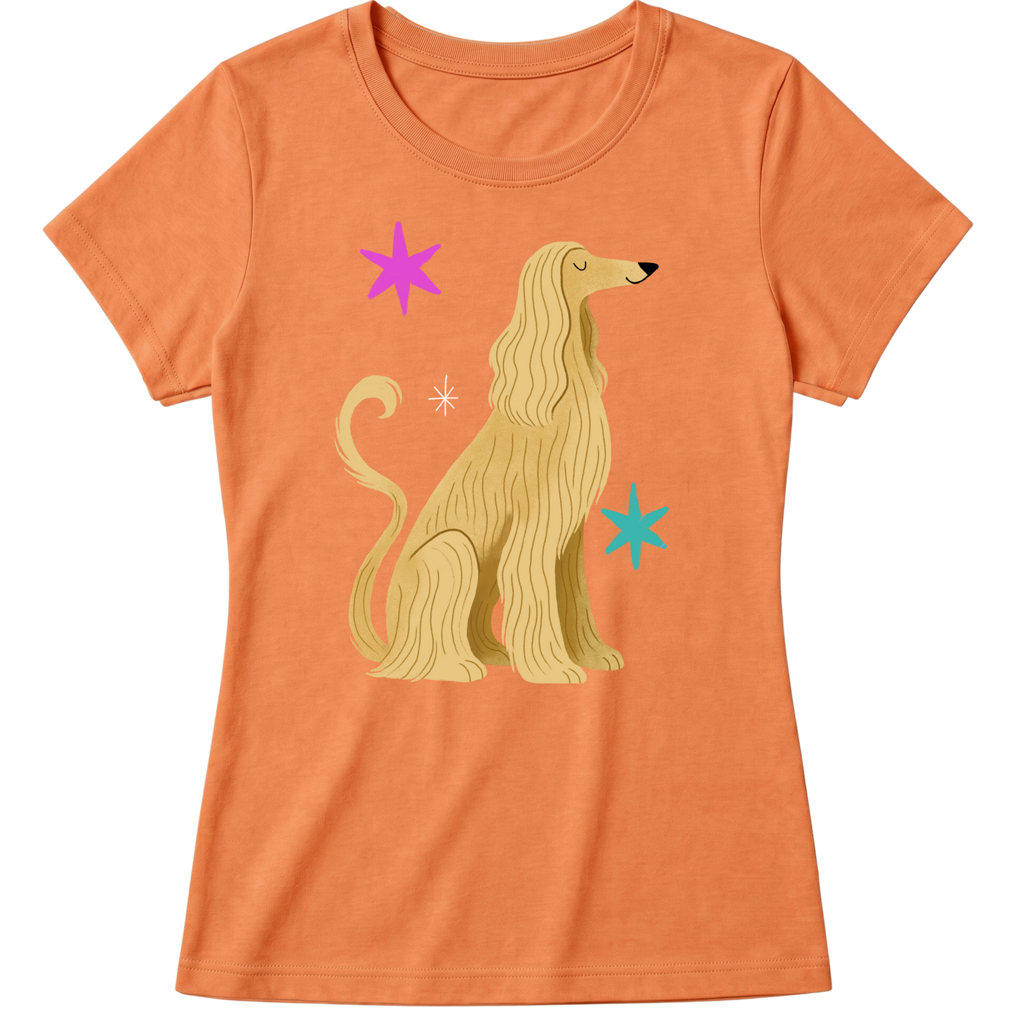"Galgo Afegão" Blusa Baby Look