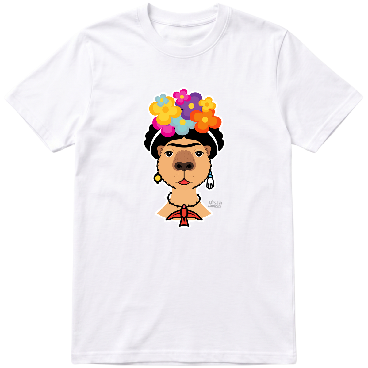 "Frida Kapivara" Camiseta Premium Unissex