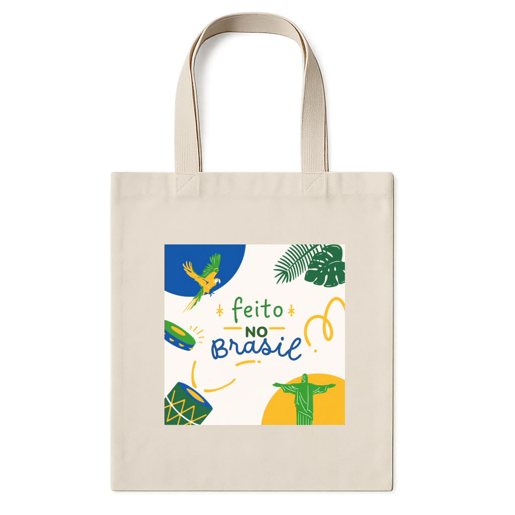 "Ecobag feito no Brasil" Ecobag