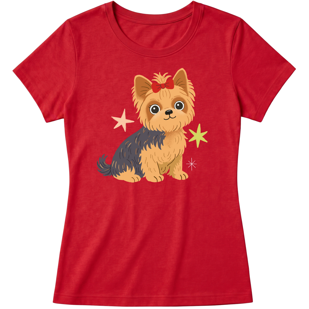 "Yorkshire terrier" Blusa Baby Look