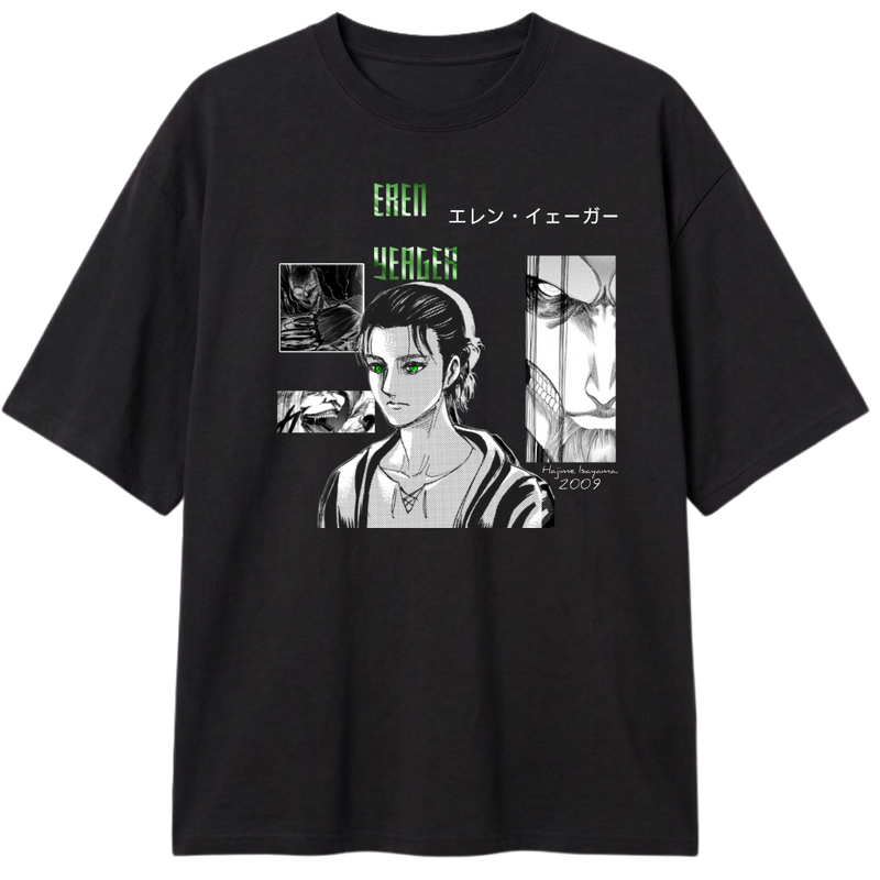 "Eren yeager" Camiseta Oversized Classic