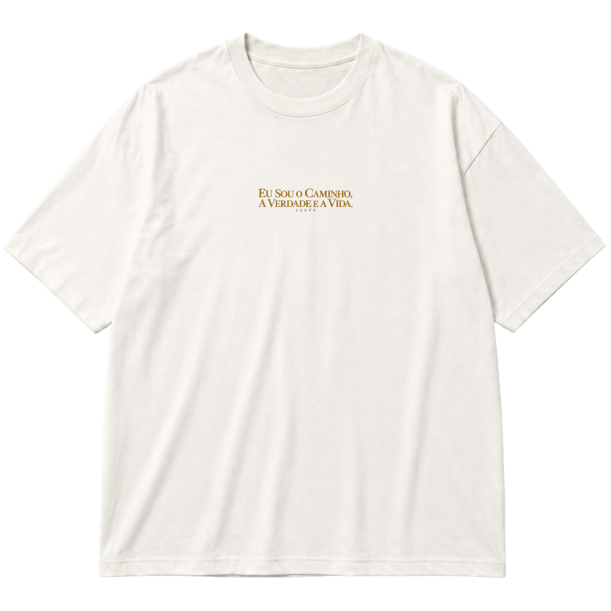 "Jesus Cristo" Oversized Premium 96% algodão 4% Elastano