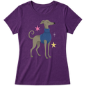 "Galgo italiano" Blusa Baby Look