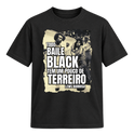 "Baile Black (Soul Train) - Camiseta Regular Suedine" Camiseta Regular Suedine
