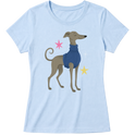 "Galgo italiano" Blusa Baby Look