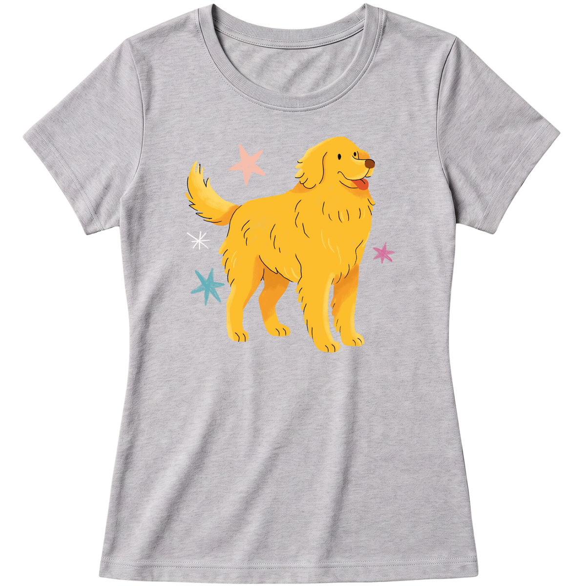 "Golden retrivier" Blusa Baby Look