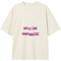 "Baby Look Pinky Girls Just Wanna Have Fun" Camiseta Oversized Classic