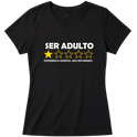 "Baby Look Classic - Vida Adulta: Nota 1" Blusa Baby Look