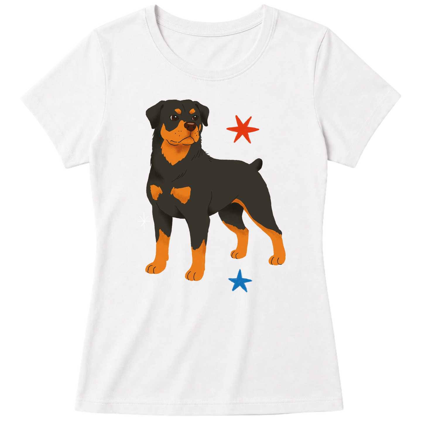 "Rottweiler" Blusa Baby Look