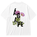 "FENDS | AGAPE" Oversized Premium 96% algodão 4% Elastano
