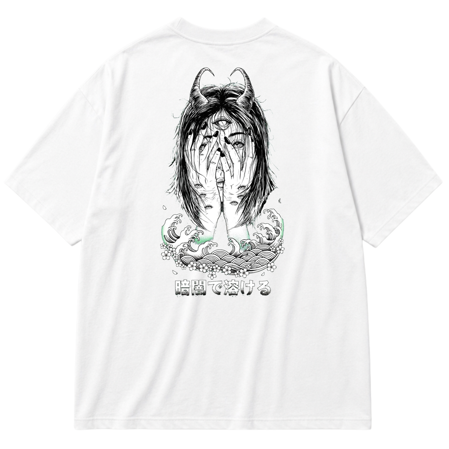 "ONNA ONI 女鬼" Oversized Premium 96% algodão 4% Elastano