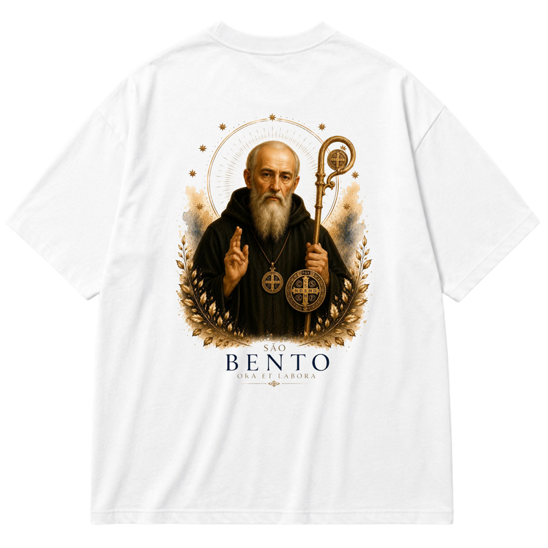 "Oversized - São Bento" Oversized Premium 96% algodão 4% Elastano
