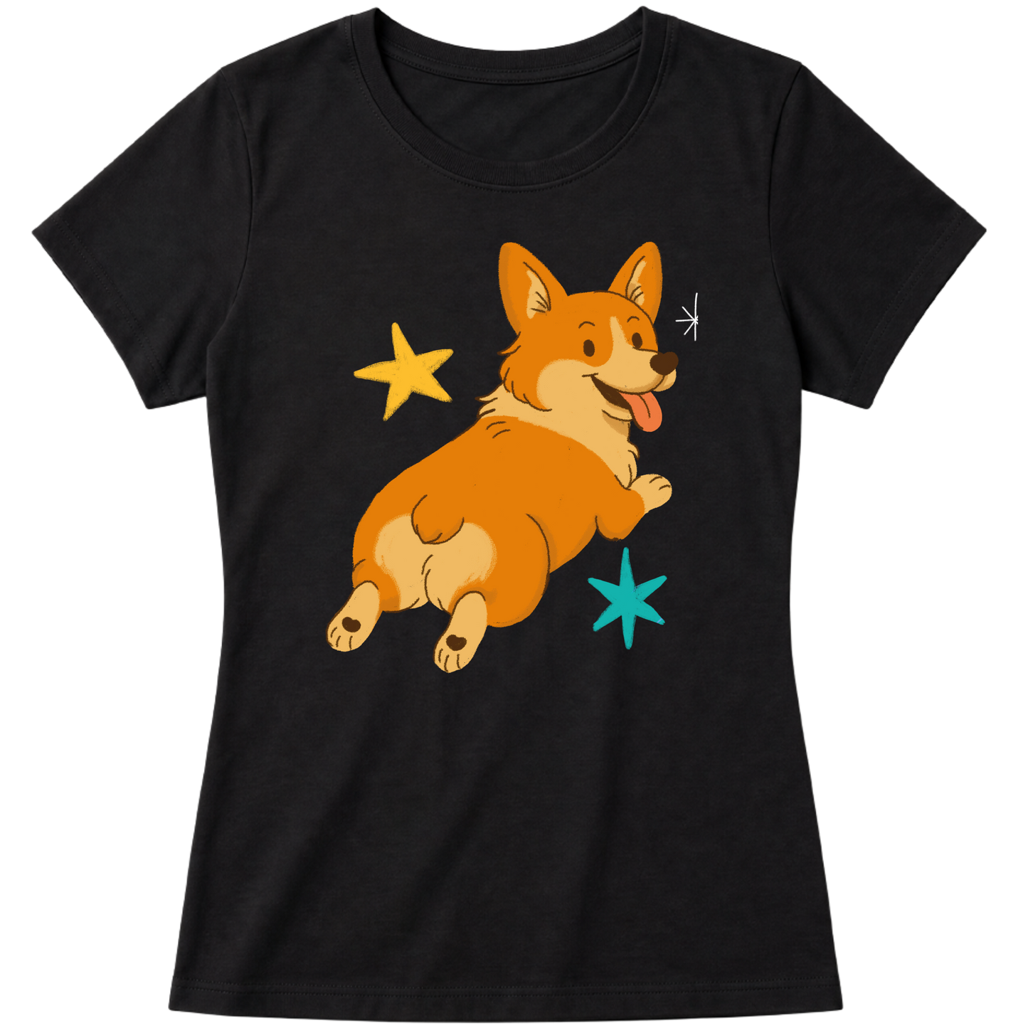"Corgi" Blusa Baby Look