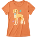 "Saluki" Blusa Baby Look