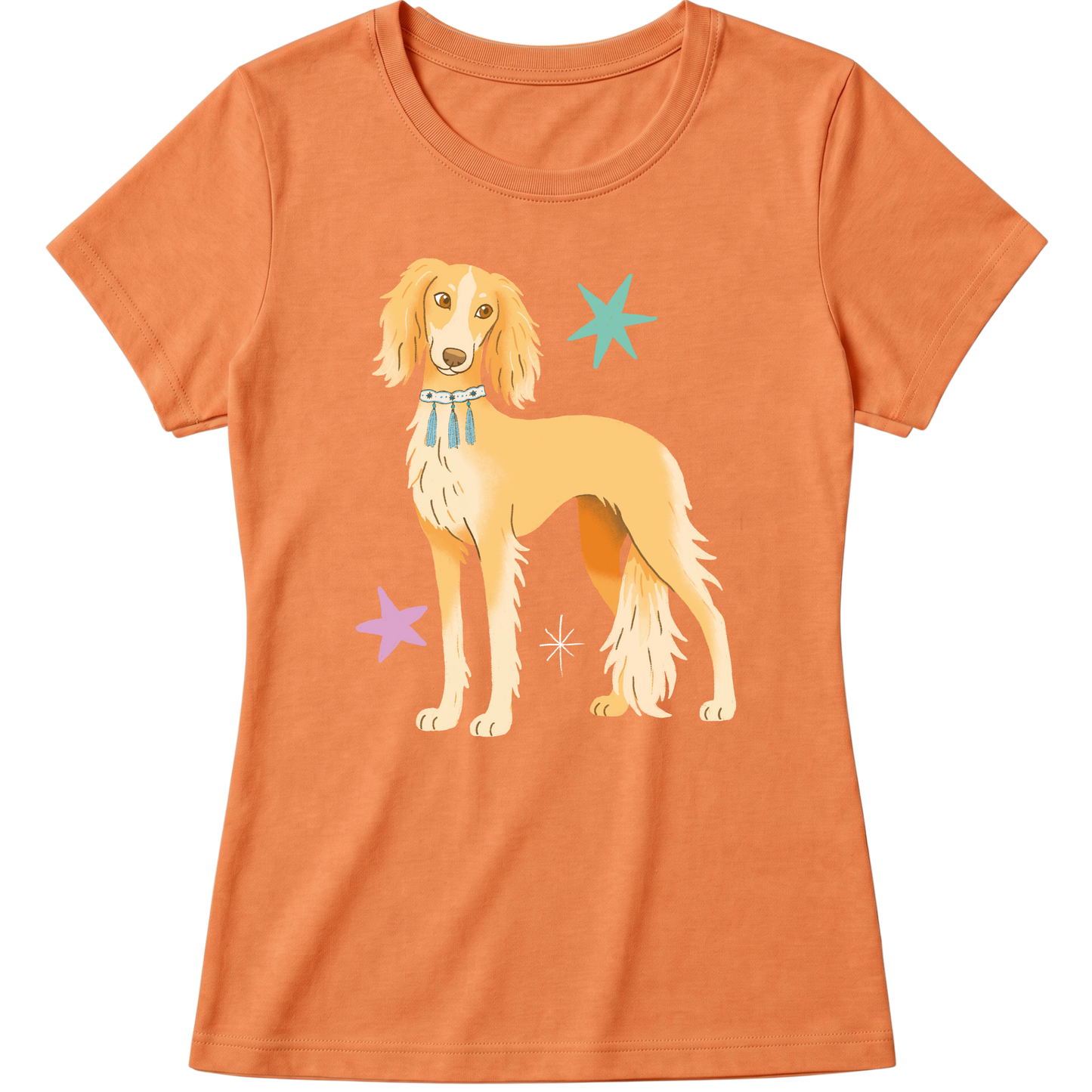 "Saluki" Blusa Baby Look