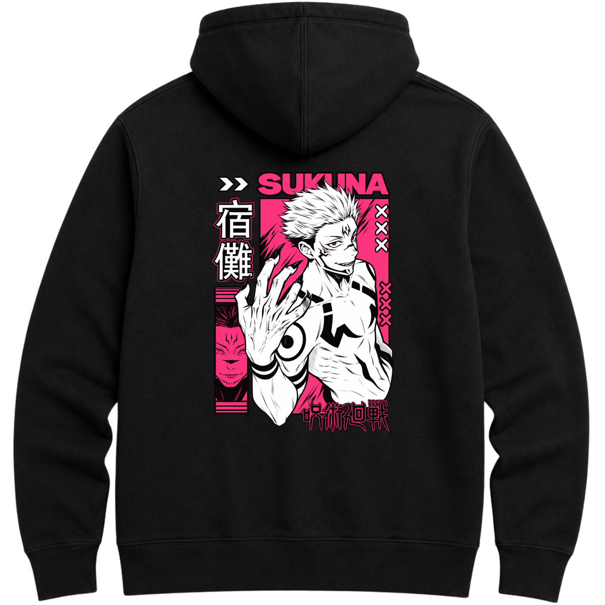 "Jujutsu Kaisen - Sukuna - Frente e costas" Moletom Premium