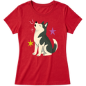 "Husky siberiano" Blusa Baby Look