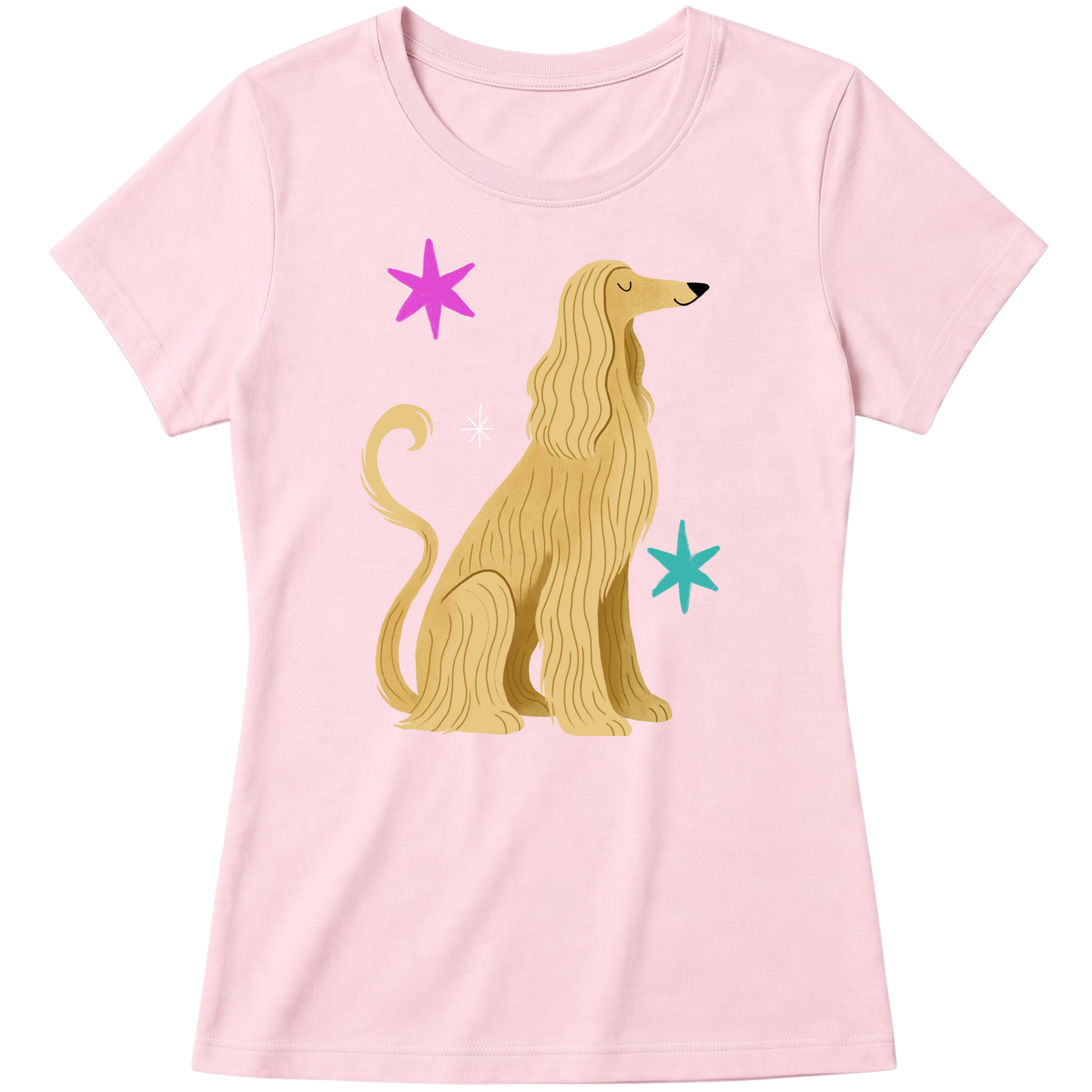 "Galgo Afegão" Blusa Baby Look