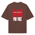 "Jesus morreu por você" Camiseta Oversized Suedine 220g