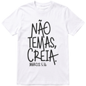 "NAO TEMAS  CREIA" Camiseta Premium Unissex Bunker Studios