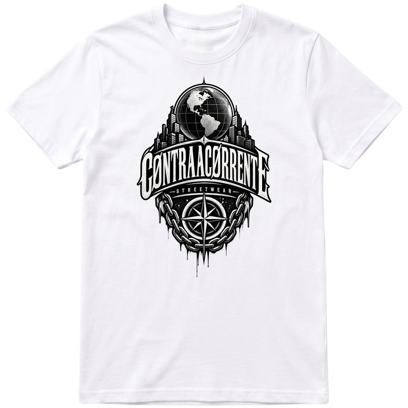 "Camiseta Classic #007 - CØNTRAACØRRENTE" Camiseta regular básica