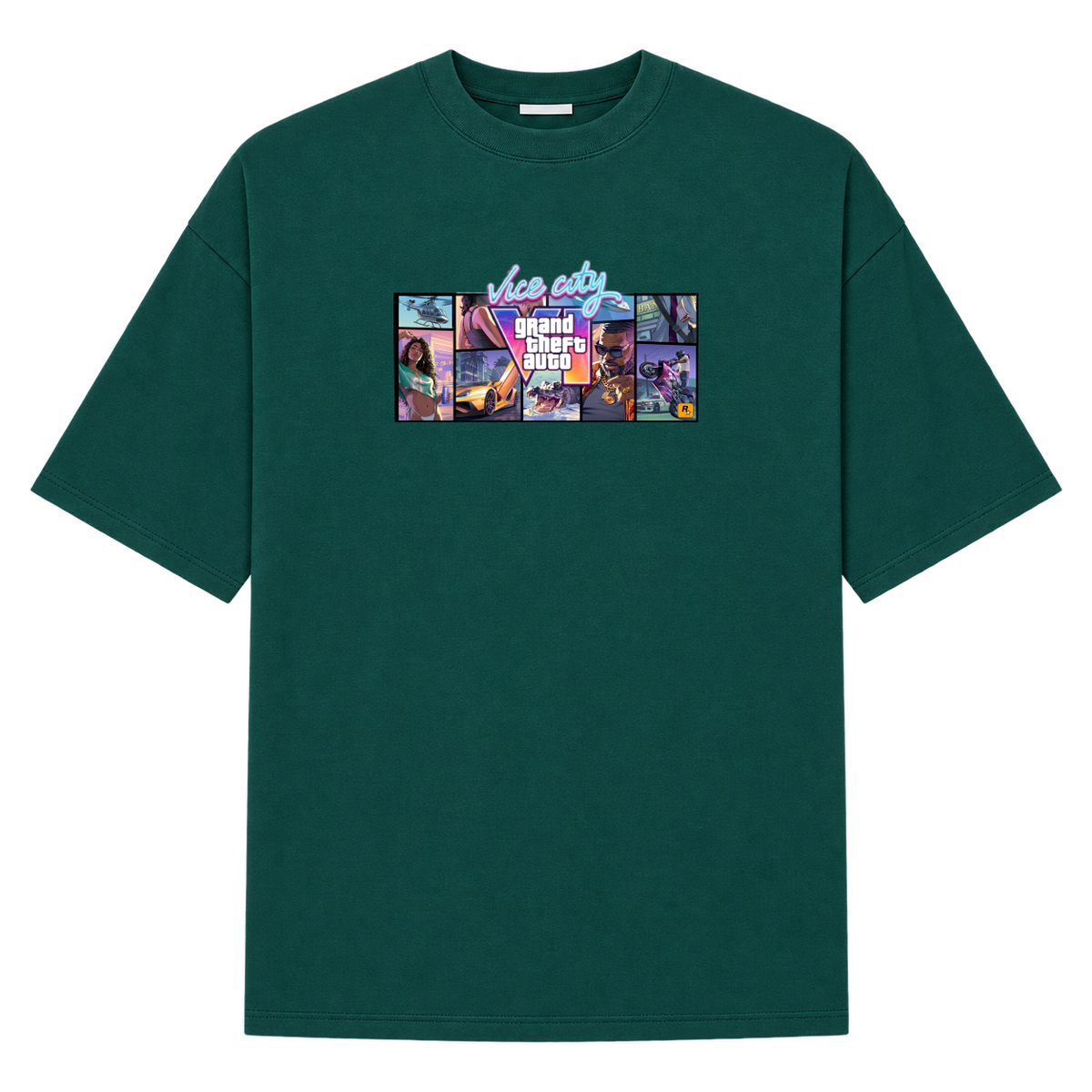 "VCT" Camiseta Oversized Suedine 220g