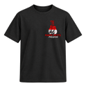 "Camiseta oversized estampa de boxe" Camiseta Regular Suedine