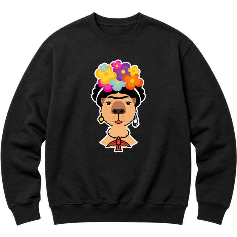 "Frida Kahpivara DTG" Blusão Moletom