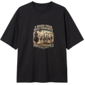 "Estampa/DEUS PERMANECE" Camiseta Oversized Classic