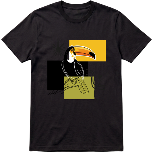 "Tucano - cores" Camiseta Premium Unissex Bunker Studios